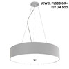 Миниатюра фото потолочный светильник crystal lux jewel pl500 gr | 220svet.ru