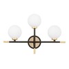 Миниатюра фото бра lumina deco marsiada ldw 6033n-3 bk+f.gd | 220svet.ru