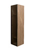 Миниатюра фото gd-10024/1-3 шкаф alto пенал c вешалкой,цвет дуб урбан кофеный, дверцы стекло(тонир) 50*57*228.5см garda decor gd-10024/1-3(тонировка) | 220svet.ru