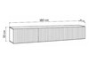 Миниатюра фото тв-тумба woodville гордиан 180 эйхория / графит 679637 | 220svet.ru