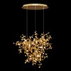 Миниатюра фото подвесной светильник loft it spark 10101/3 gold | 220svet.ru