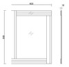 Миниатюра фото зеркало garda decor kfg151 | 220svet.ru
