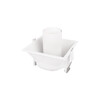 Миниатюра фото встраиваемый светильник loft it lens 10322/b white | 220svet.ru