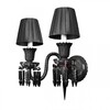 Миниатюра фото настенный светильник loft it zenith 10210/2w black | 220svet.ru