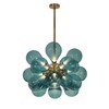 Миниатюра фото люстра на штанге loft it miracle 10130/18 blue | 220svet.ru