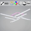 Миниатюра фото светодиодная люстра reluce 77138-0.3-4+4 | 220svet.ru
