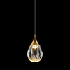 Миниатюра фото подвесной светодиодный светильник delight collection md24001004-1a gold/clear | 220svet.ru