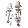 Миниатюра фото бра lumina deco denica ldw 66249-2 wt | 220svet.ru