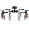 Миниатюра фото потолочная люстра lightstar rullo (571718+214430-8+202431-8) lr7183081 | 220svet.ru