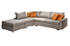 Миниатюра фото диван угловой с механизмом garda decor modular set manchester №45 transformable | 220svet.ru