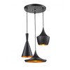 Миниатюра фото подвесная люстра lumina deco foggi ldp 7712-3 bk | 220svet.ru