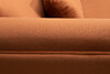 Миниатюра фото диван trevi трехместный раскладной с кантом терракотовый garda decor trevi-230m-2к-colt006 | 220svet.ru