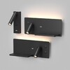 Миниатюра фото настенный светодиодный светильник denkirs chargelux dk5093-bk | 220svet.ru