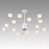 Миниатюра фото потолочная люстра на штанге lumion torina 8265/15 белый | 220svet.ru