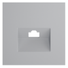 Миниатюра фото накладка для розетки компьютерной rj45 кат.6 voltum s70 vls001316 (серый) | 220svet.ru