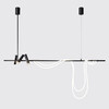 Миниатюра фото подвесной светильник delight collection 7242p/l1200 black/white | 220svet.ru