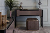 Миниатюра фото пуф велюр коричневый garda decor 102an-puf-1300-kor | 220svet.ru