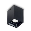 Миниатюра фото потолочный светодиодный светильник ideal lux nitro 15w square nero | 220svet.ru