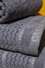Миниатюра фото полотенце наполи серое 70*140 garda decor 119val-arg70140-pol ser | 220svet.ru