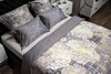 Миниатюра фото пододеяльник сатин принт пионы серый 230*210 garda decor 130hb-00021 | 220svet.ru