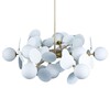 Миниатюра фото люстра на штанге loft it matisse 10008/12 white | 220svet.ru