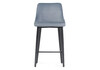 Миниатюра фото барный стул woodville атани серо-синий / черный 528458 | 220svet.ru
