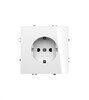 Миниатюра фото розетка встраиваемая с заземлением и защитными шторками, 16а voltum s70 vls040201 (белый глянцевый) | 220svet.ru