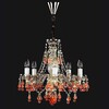 Миниатюра фото подвесная люстра artglass rosana v. vino rozalin | 220svet.ru