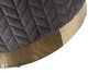 Миниатюра фото банкетка велюр темно-серый/золото garda decor gy-ben8143gold-dg | 220svet.ru