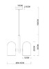 Миниатюра фото подвесной светильник arte lamp cassel a5454sp-3pb | 220svet.ru