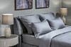 Миниатюра фото простыня сатин серый garda decor 130hb-bsh240250-pros ser | 220svet.ru
