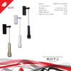 Миниатюра фото подвесной светильник reluce 86211-9.2-001ld gu10 bk+gd | 220svet.ru