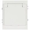 Миниатюра фото розетка эра arktik 16-2103-08 с заземлением 2p+e schuko со шторками с крышкой 16а-250в белый матовый б0070441 | 220svet.ru