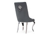 Миниатюра фото стул woodville viki dark grey / steel 15386 | 220svet.ru