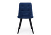 Миниатюра фото стул на металлокаркасе woodville чилли синий / черный 631643 | 220svet.ru